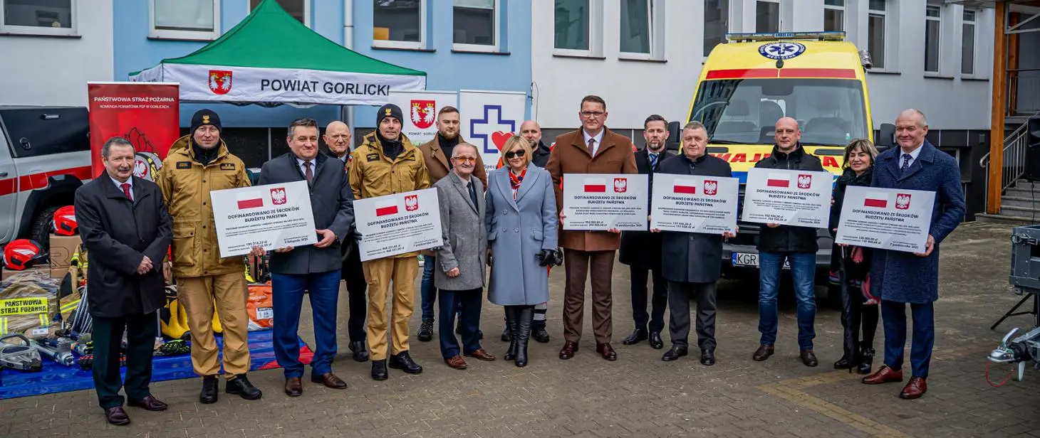 Inwestycje w bezpieczeństwo mieszkańców Powiatu Gorlickiego