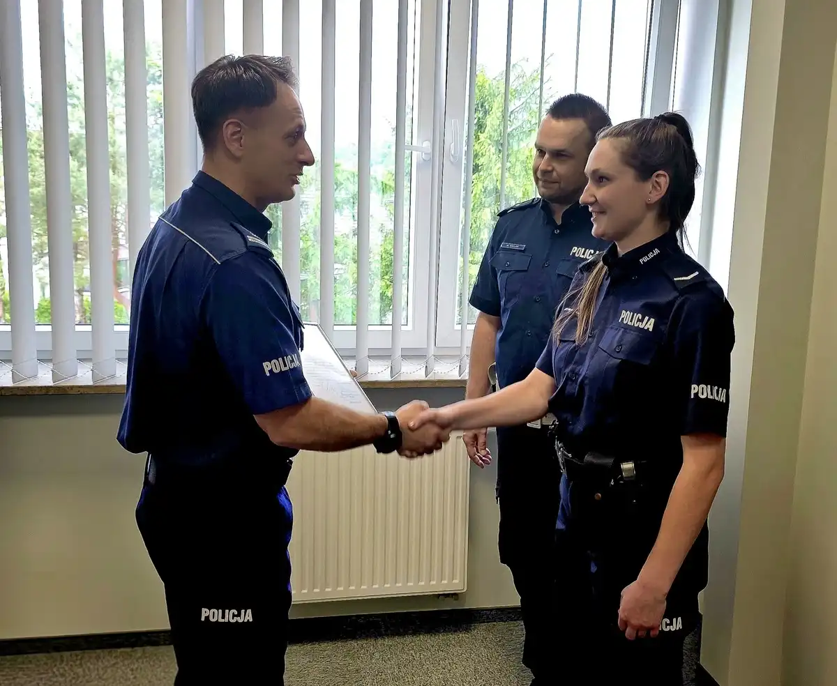 Sierżant Marta Wielowska z Limanowej Prymuską Akademii Policji. Wyjątkowy sukces młodej policjantki