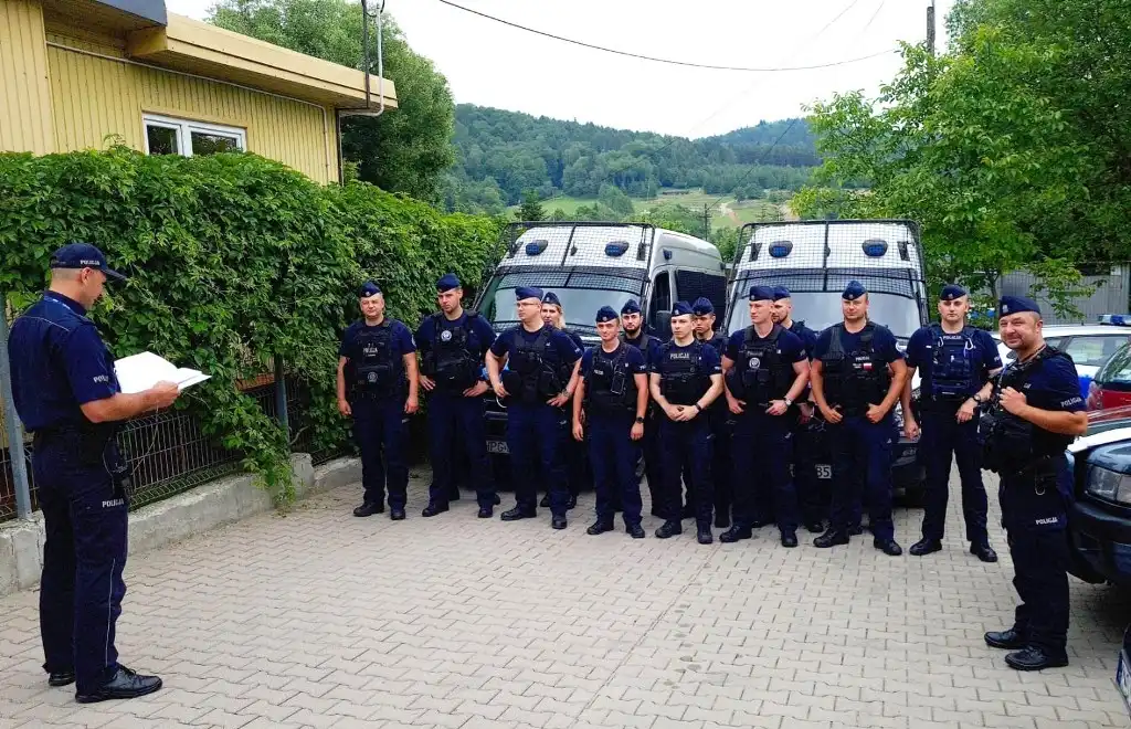 Od blisko 1,5 roku na Sądecczyźnie służbę pełnią funkcjonariusze Kompani V Oddziału Prewencji Policji w Krakowie