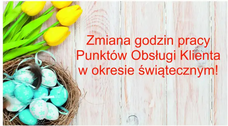 MPK: Godziny pracy POK w okresie Świąt Wielkanocnych