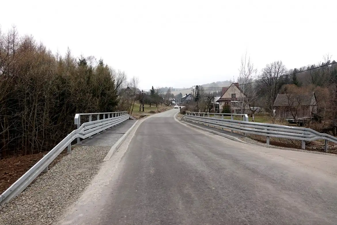 Most w Bereście po modernizacji. Droga do Krynicy bezpieczniejsza i nowocześniejsza