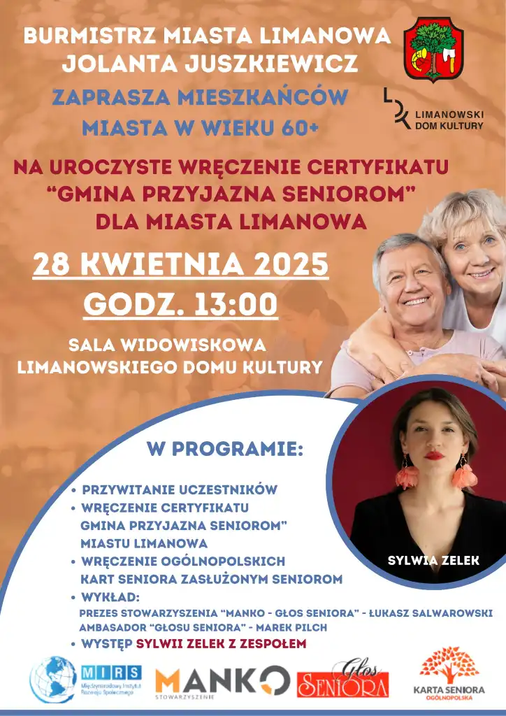 Inauguracja Programu Gmina Przyjazna Seniorom w Limanowej