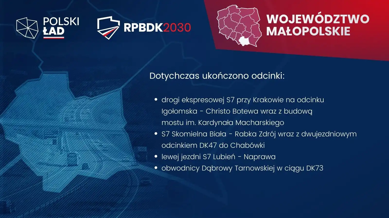Rządowy Program Budowy Dróg Krajowych 2030: Do końca 2023 r. powstaną m.in. obwodnica Chełmca i Nowego Sącza w ciągu DK28