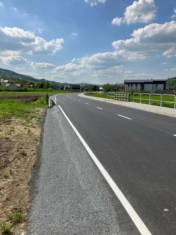Ostatnia prosta! Przebudowa drogi powiatowej Łososina Dolna – Ujanowice - Młynne dobiega końca