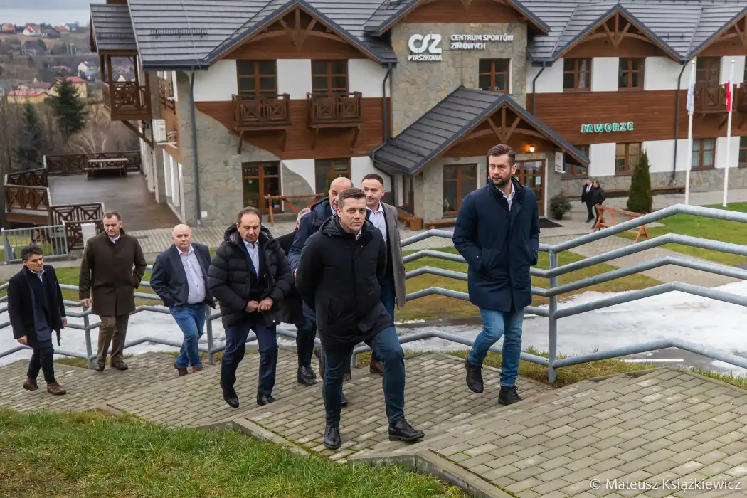 Minister Sportu z wizytą w CSZ w Ptaszkowej