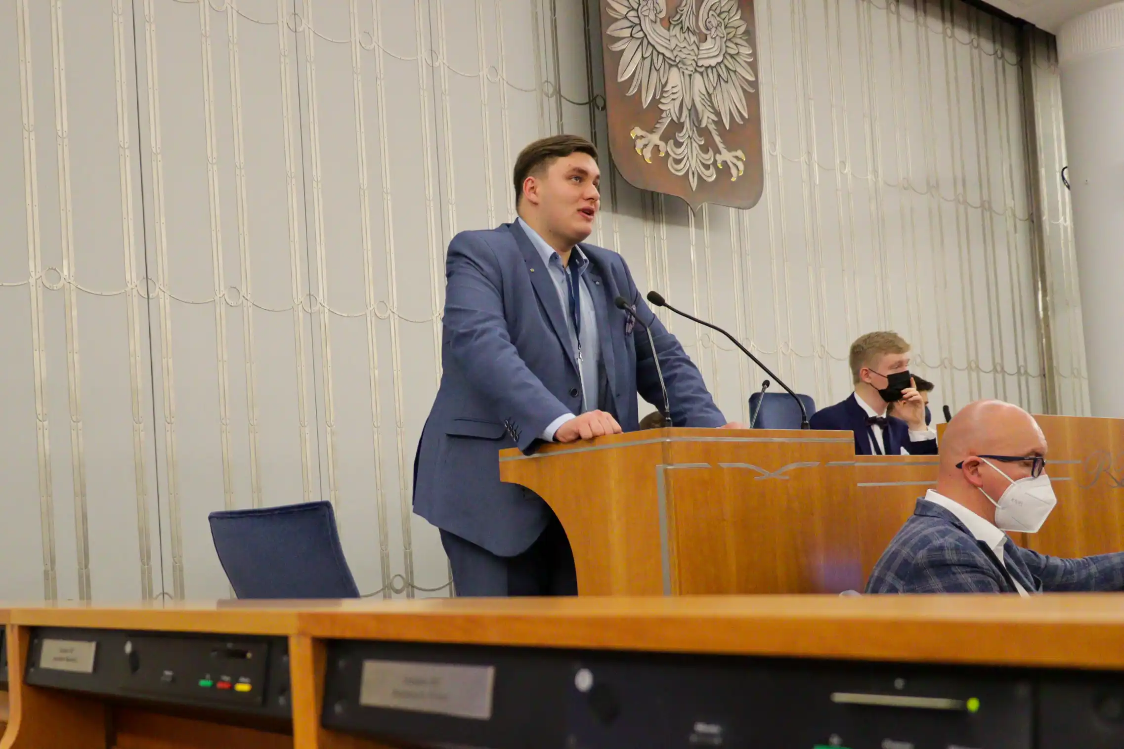 VI posiedzenie Parlamentu Młodych RP. Limanowianin w Senacie RP