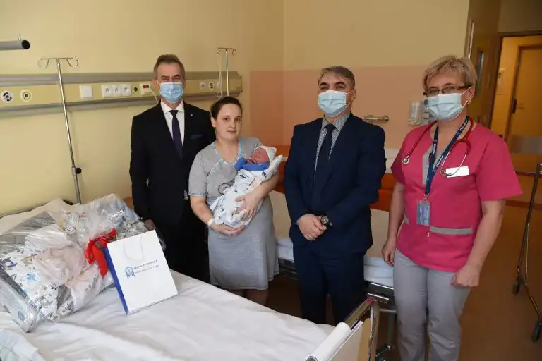 Mały Dawid pierwszym dzieckiem urodzonym w Szpitalu Powiatowym w Limanowej w 2023 roku