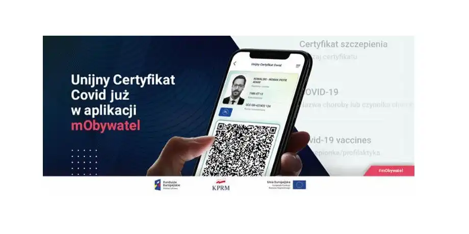 Unijny Certyfikat COVID już dostępny w aplikacji mObywatel