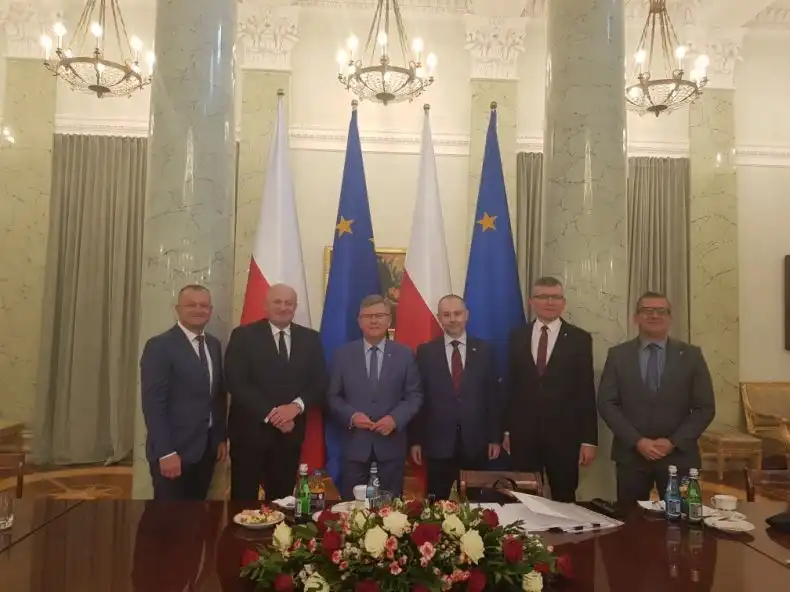 Burmistrz Starego Sącza Jacek Lelek oraz wójt gminy Korzenna Leszek Skowron uczestniczyli w Posiedzeniu Rady ds. Samorządu Terytorialnego
