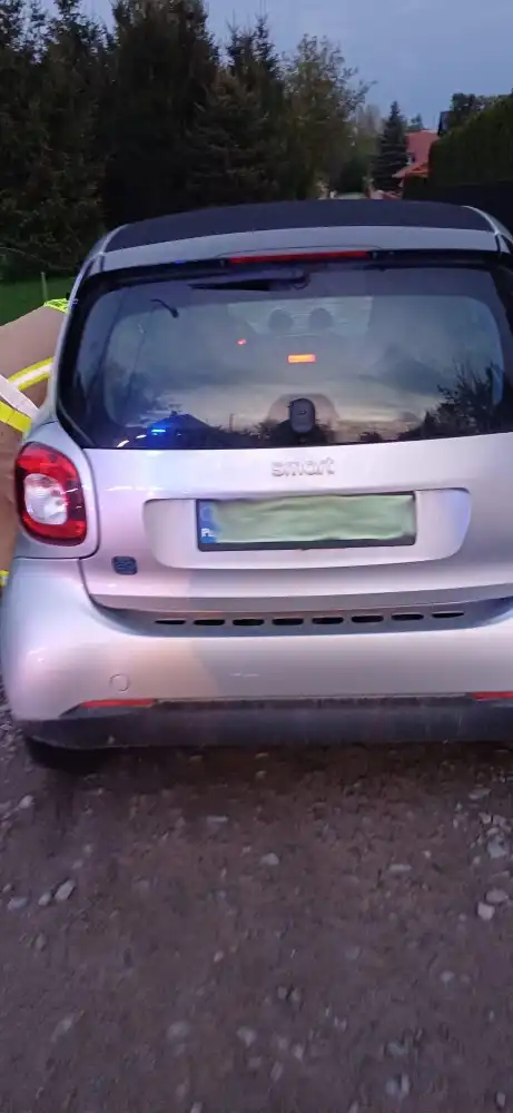 Nowy Sącz, ul. Papieska: zadymienie w samochodzie elektrycznym. Interweniowali strażacy