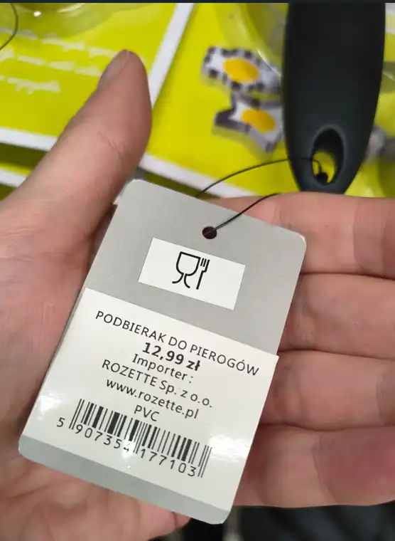 Nie używaj tego podbieraka do żywności. GIS ostrzega