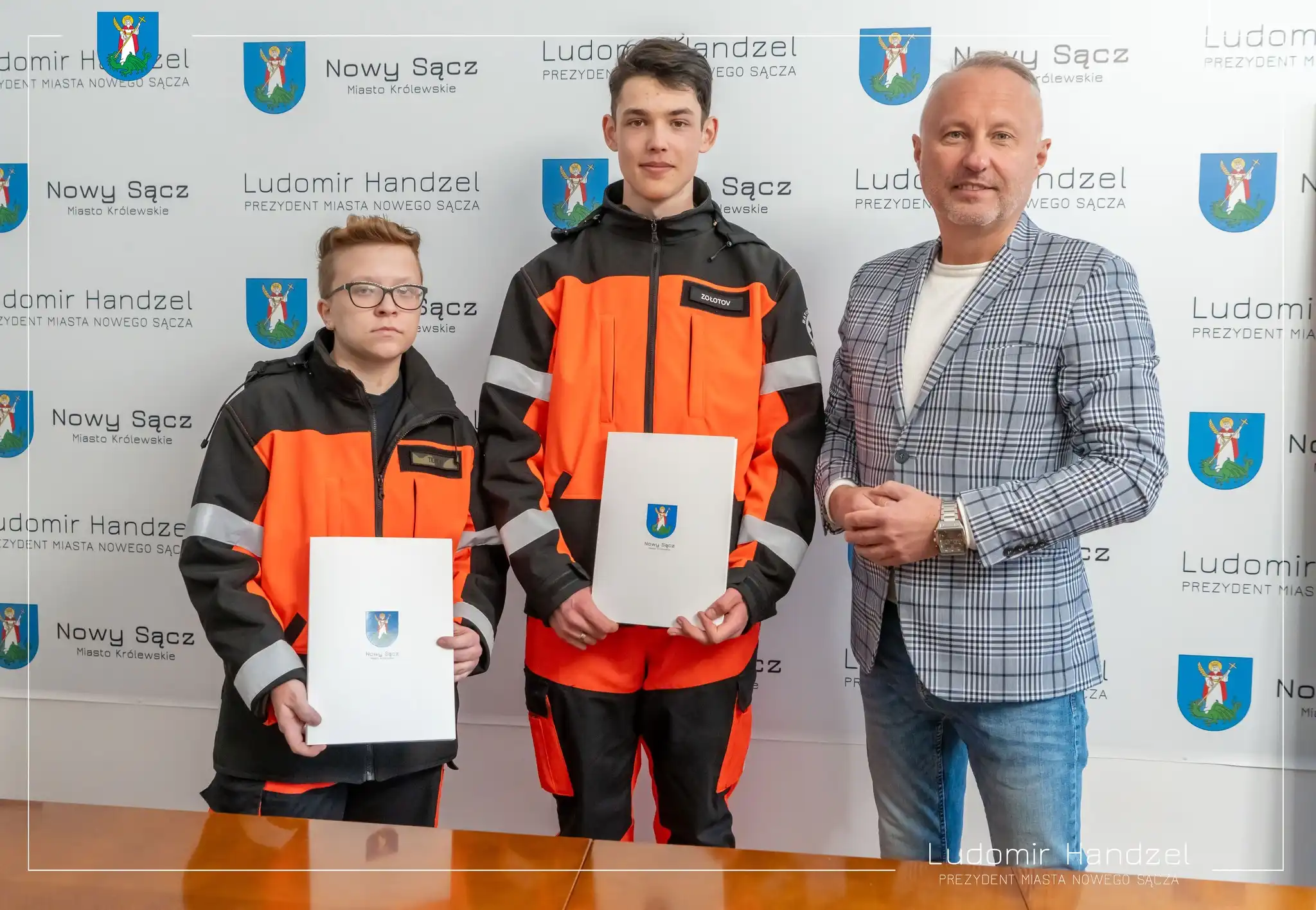 Młodzi bohaterowie z Nowego Sącza. Gratulacje dla Juli i Antona