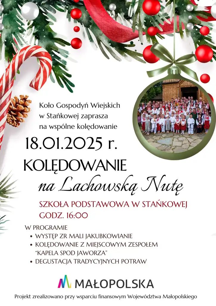 Kolędowanie na Lachowską Nutę w Stańkowej