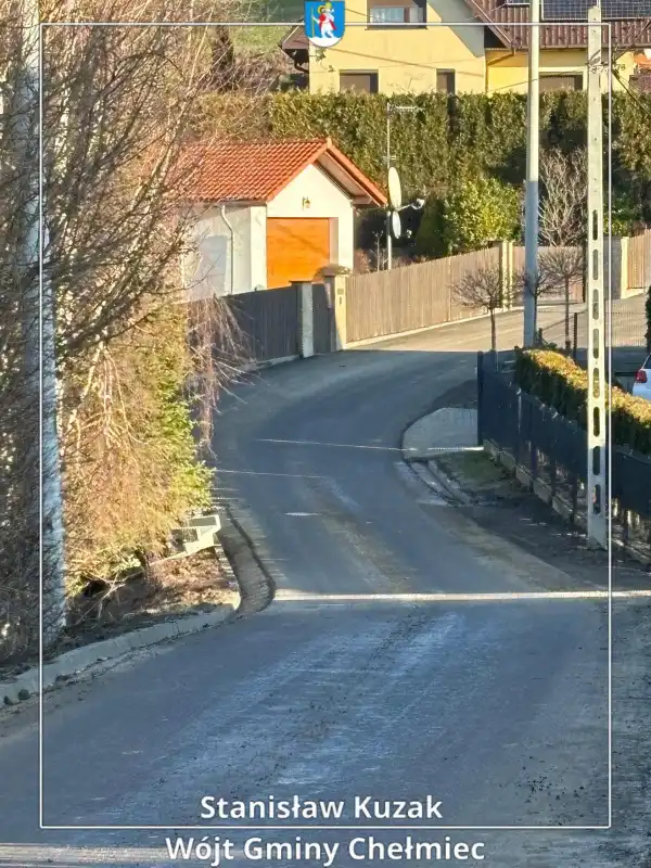 Milionowa inwestycja w Gminie Chełmiec. Nowa droga na osiedlu Zalesie