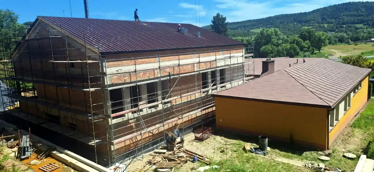 Nowa sala gimnastyczna w Witowicach Dolnych. Budowa nabiera tempa