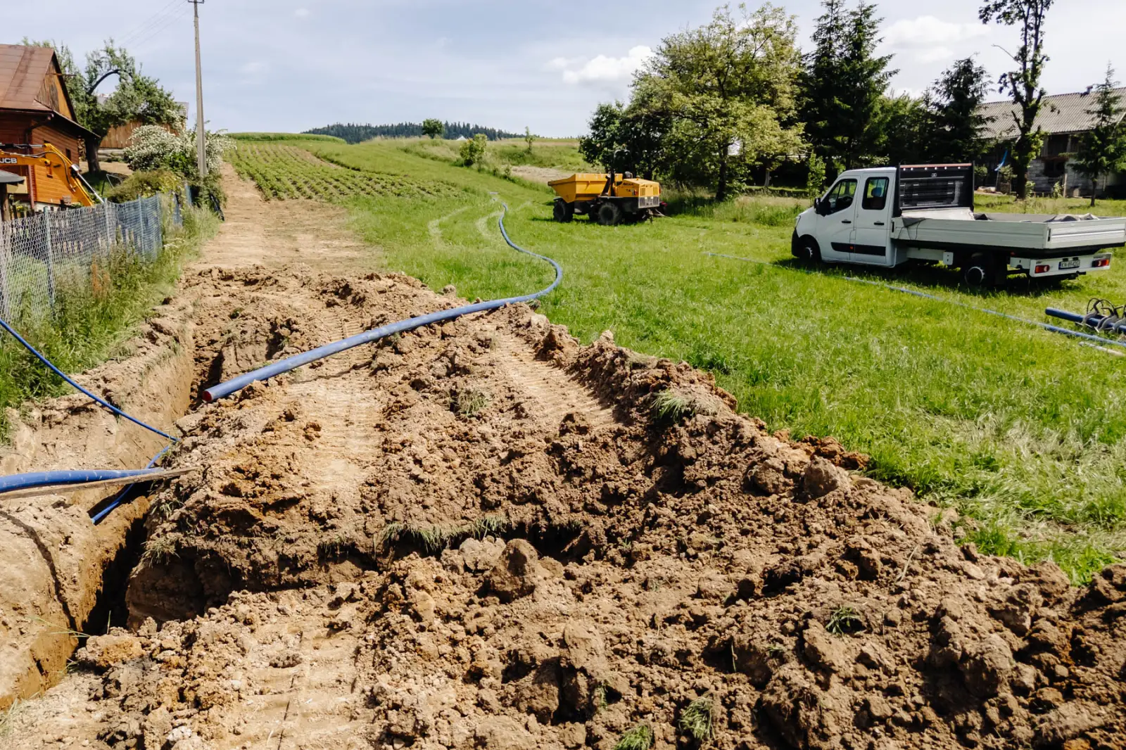 Trwa rozbudowa wodociągu w Gródku. Mieszkańcy zyskają lepszy dostęp do wody