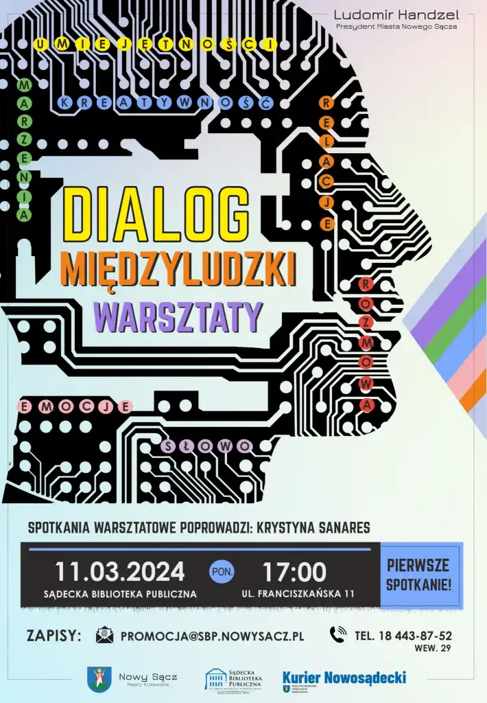 Sądecka Biblioteka Publiczna zaprasza na Warsztaty Dialogu