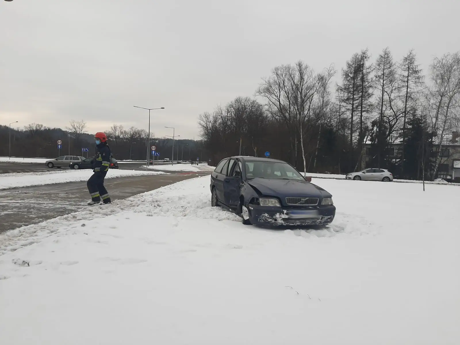 Nowy Sącz: Wypadek na Al. Piłsudskiego. Zderzyły się dwa auta osobowe