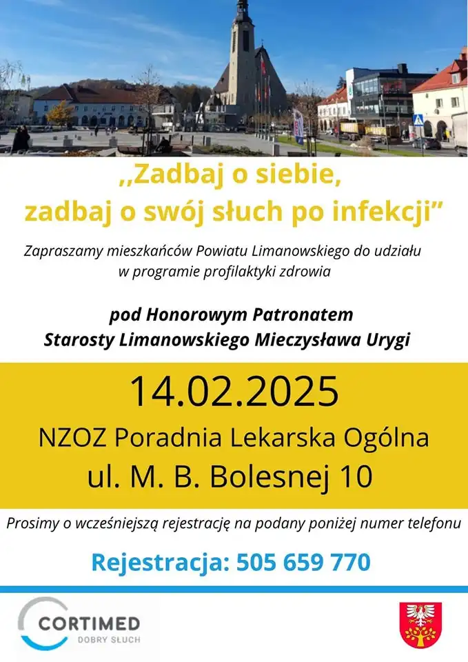 Bezpłatne badania słuchu w Powiecie Limanowskim. Zadbaj o swoje zdrowie