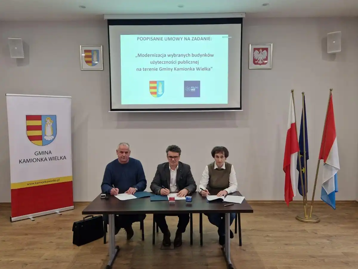 Gmina Kamionka Wielka wdraża proces termomodernizacji budynków użyteczności publicznej i oszczędności energetycznej