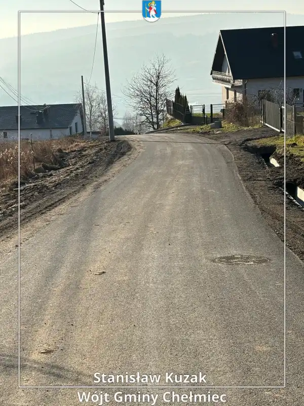 Milionowa inwestycja w Gminie Chełmiec. Nowa droga na osiedlu Zalesie