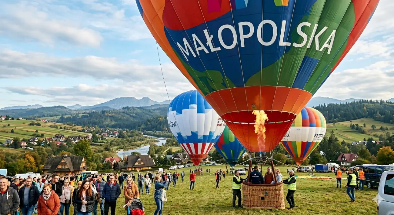 Dziesiątki balonów nad Sądecczyzną. Takiego widowiska region jeszcze nie gościł