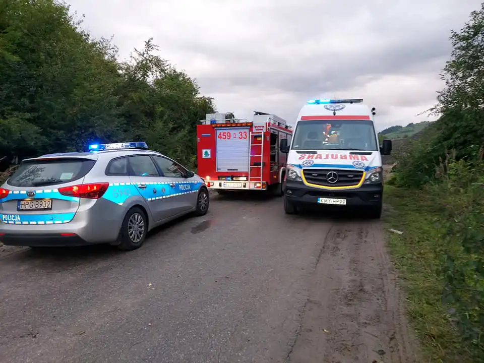 Śmiertelny wypadek w Łostówce. Nie żyje jedna osoba