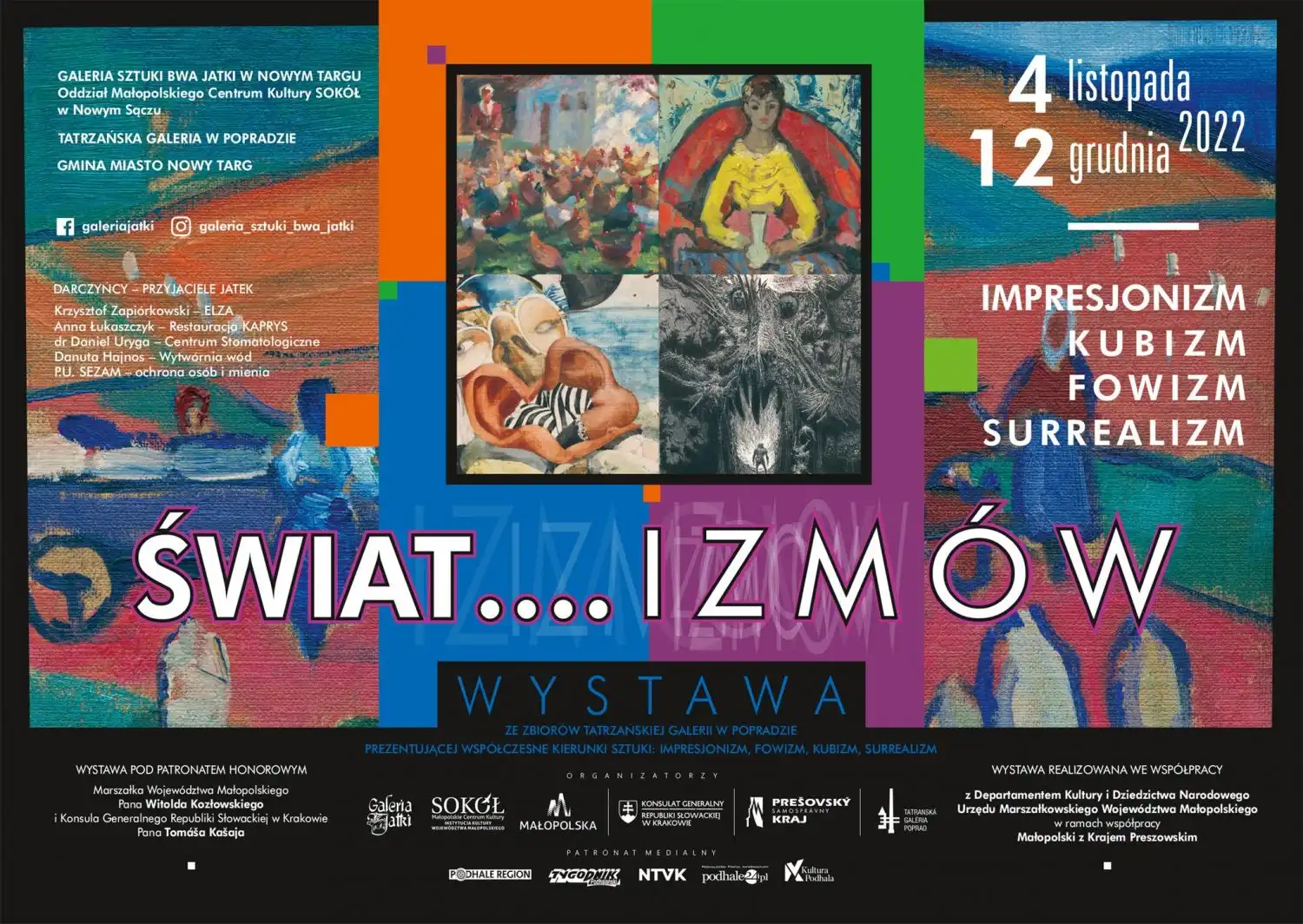 Małopolska: Wydarzenia kulturalne na weekend 3 - 6 listopada