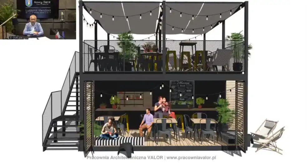 W Nowym Sączu powstaną trzy punkty gastronomiczne. Jeden z nich na płycie rynku