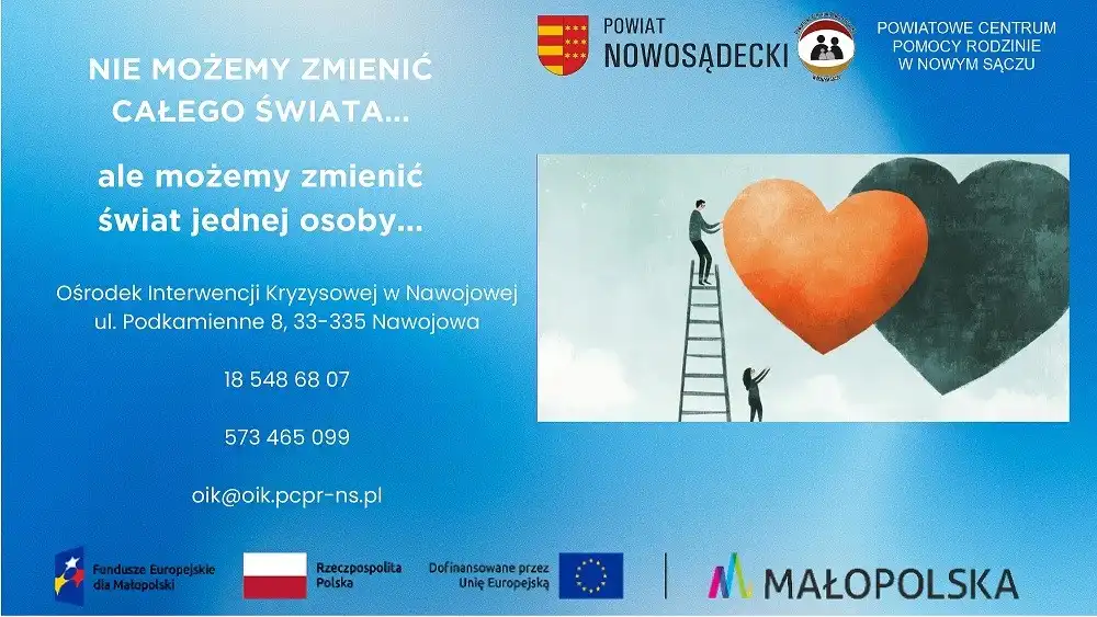 Bezpłatna pomoc psychologiczna i prawna w Nawojowej