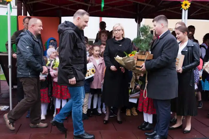 Prezydent Andrzej Duda w Koniuszowej
