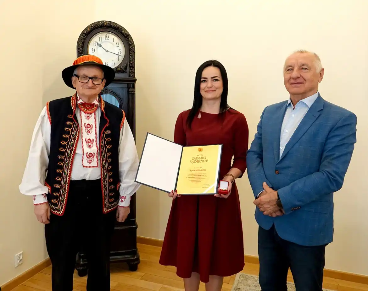 Sołtys Nowej Wsi ze Złotym Jabłkiem Sądeckim