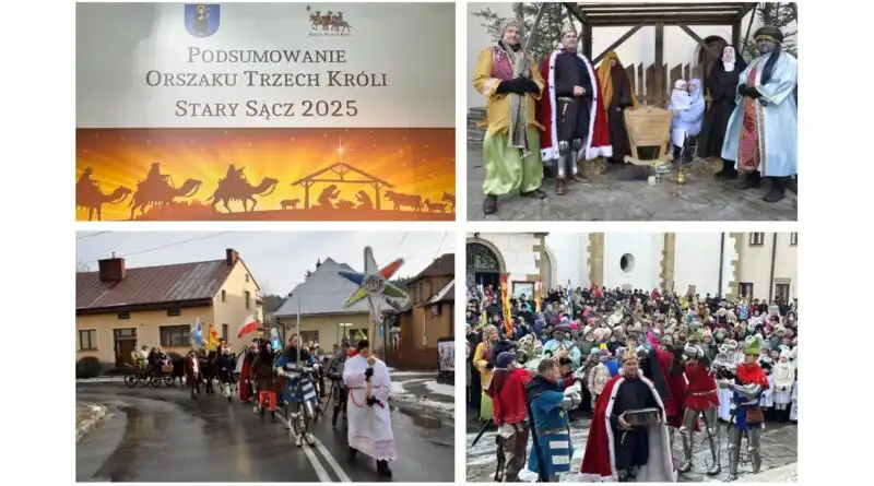 Orszak Trzech Króli w Starym Sączu. Podsumowanie pełne wdzięczności i radości