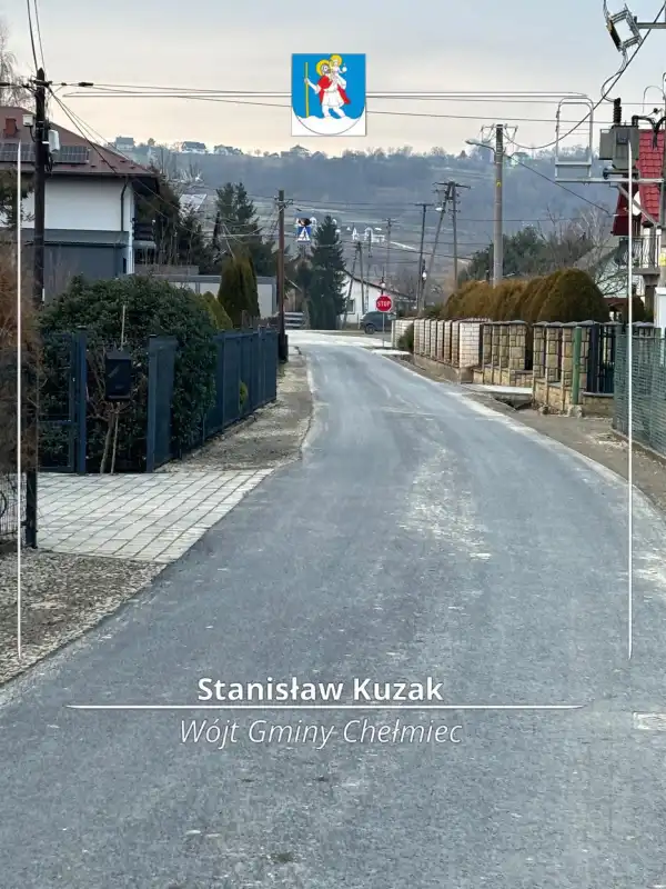Świniarsko z nową drogą. Koniec kolejnej inwestycji drogowej w Gminie Chełmiec