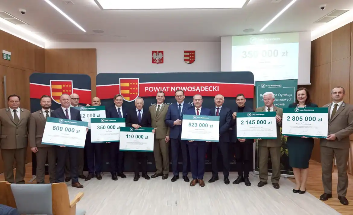 Miliony złotych z Funduszu Leśnego dla samorządów z powiatu nowosądeckiego