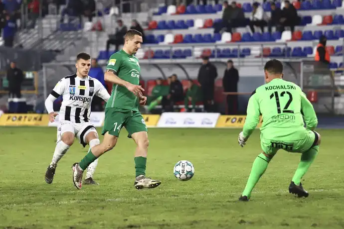 Drużyna Sandecji przegrywa w meczu z Radomiakiem