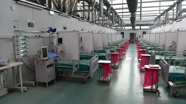 Wojskowy szpital tymczasowy na Okęciu gotowy do przyjęcia pacjentów
