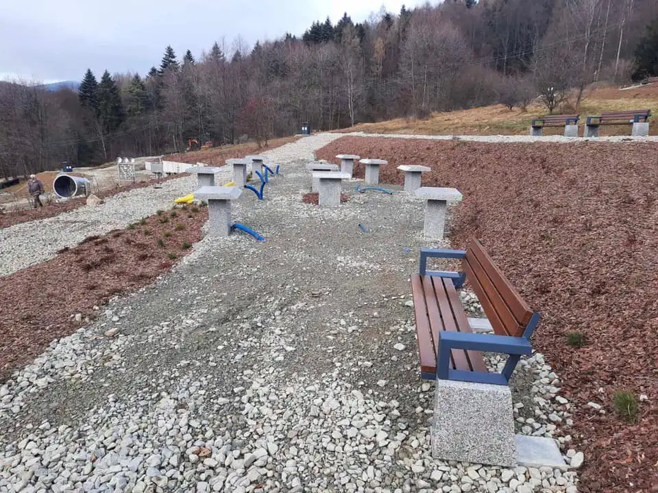 Krynica-Zdrój: Nowa atrakcja turystyczna nabiera kształtów. Będzie można z niej skorzystać na wiosnę 2022 roku