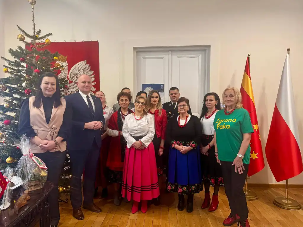 Świąteczna wizyta z Łabowej u starosty nowosądeckiego