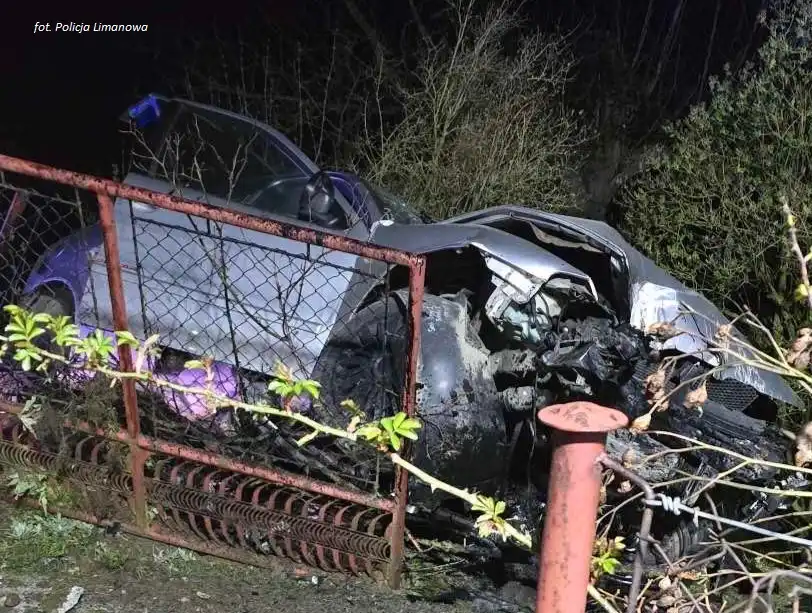 Limanowscy policjanci podsumowali świąteczny weekend na drogach. Odnotowali 11 kolizji i 2 wypadki. 2 osoby zostały ranne