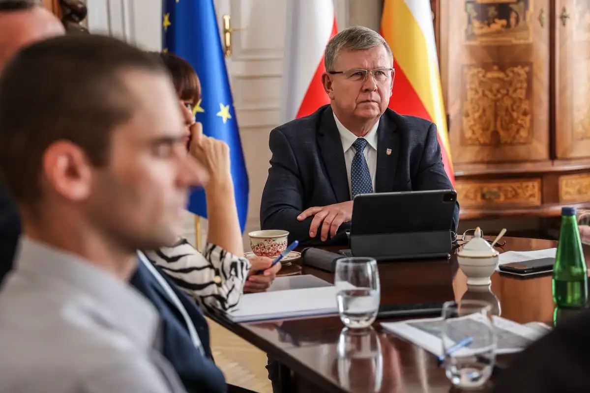 Robocze spotkanie w sprawie obwodnicy Łącka
