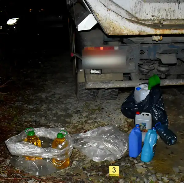 Męcina: 43-latek włamywał się do samochodów ciężarowych i kradł olej napędowy