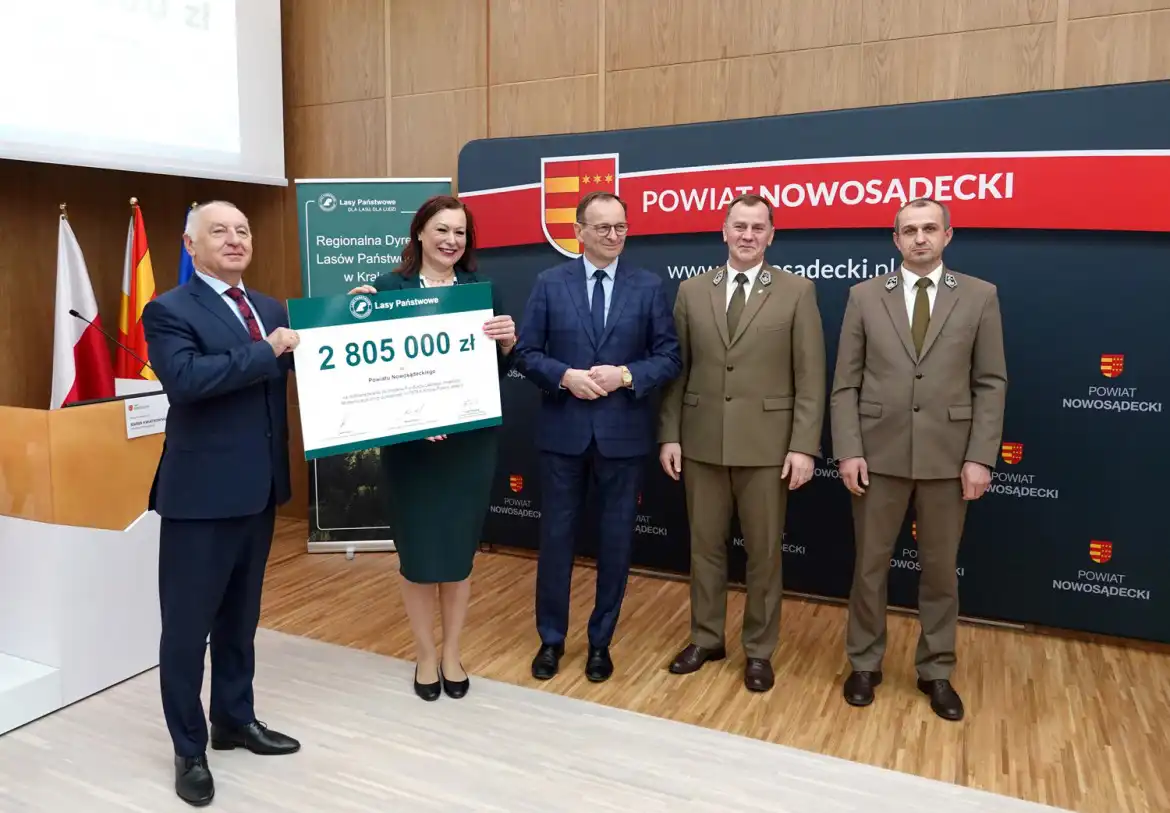 Miliony złotych z Funduszu Leśnego dla samorządów z powiatu nowosądeckiego