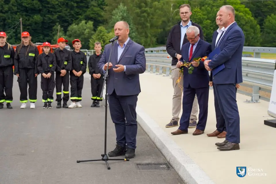 Wojewoda odwiedził gminę Gorlice. Nowe mosty już poprawiają bezpieczeństwo mieszkańców