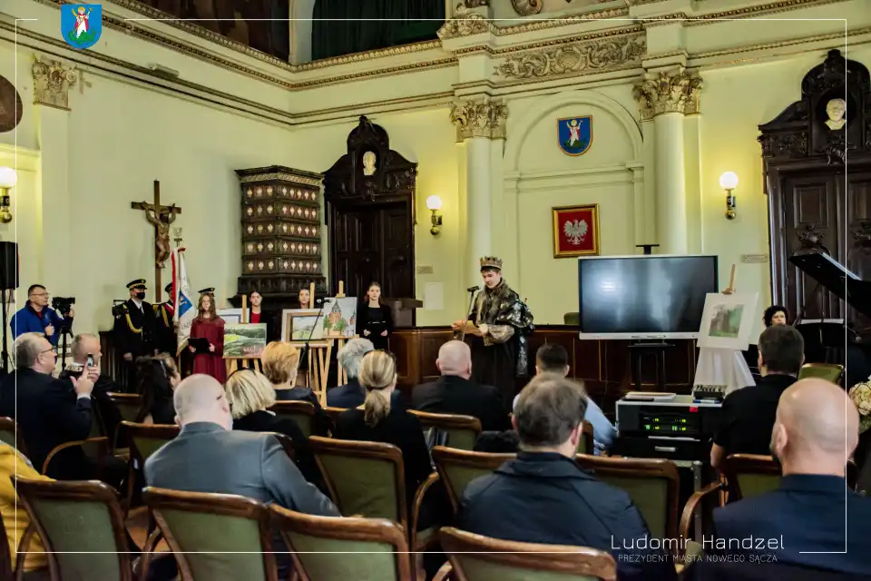 Obchody 729. rocznicy lokacji Królewskiego Miasta Nowego Sącza w nowosądeckim ratuszu