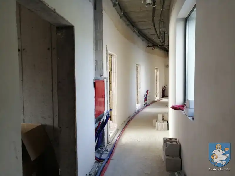 Trwa budowa Centrum Kultury i Edukacji Muzycznej w Łącku. Prace są na zaawansowanym etapie