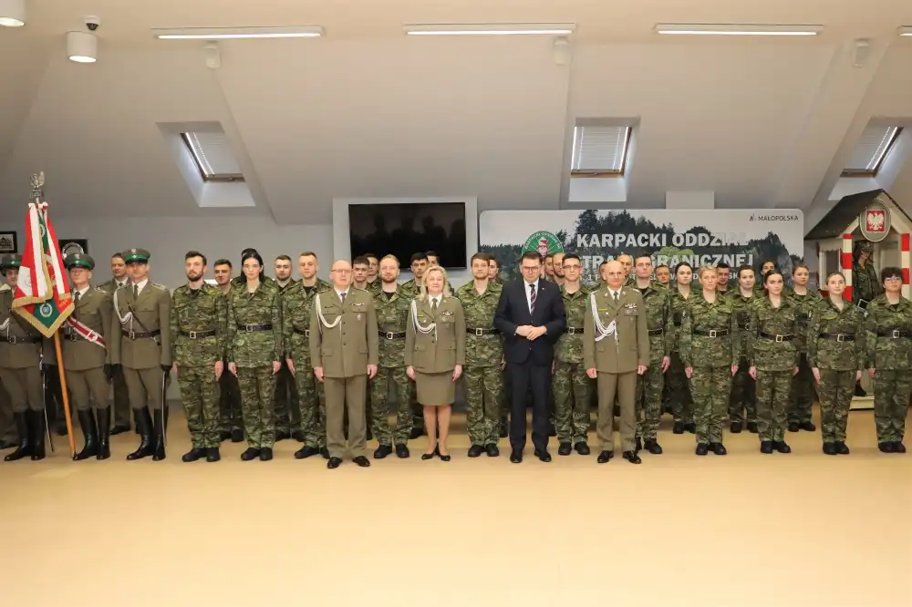 W Karpackim Oddziale Straży Granicznej odbyło się uroczyste ślubowanie