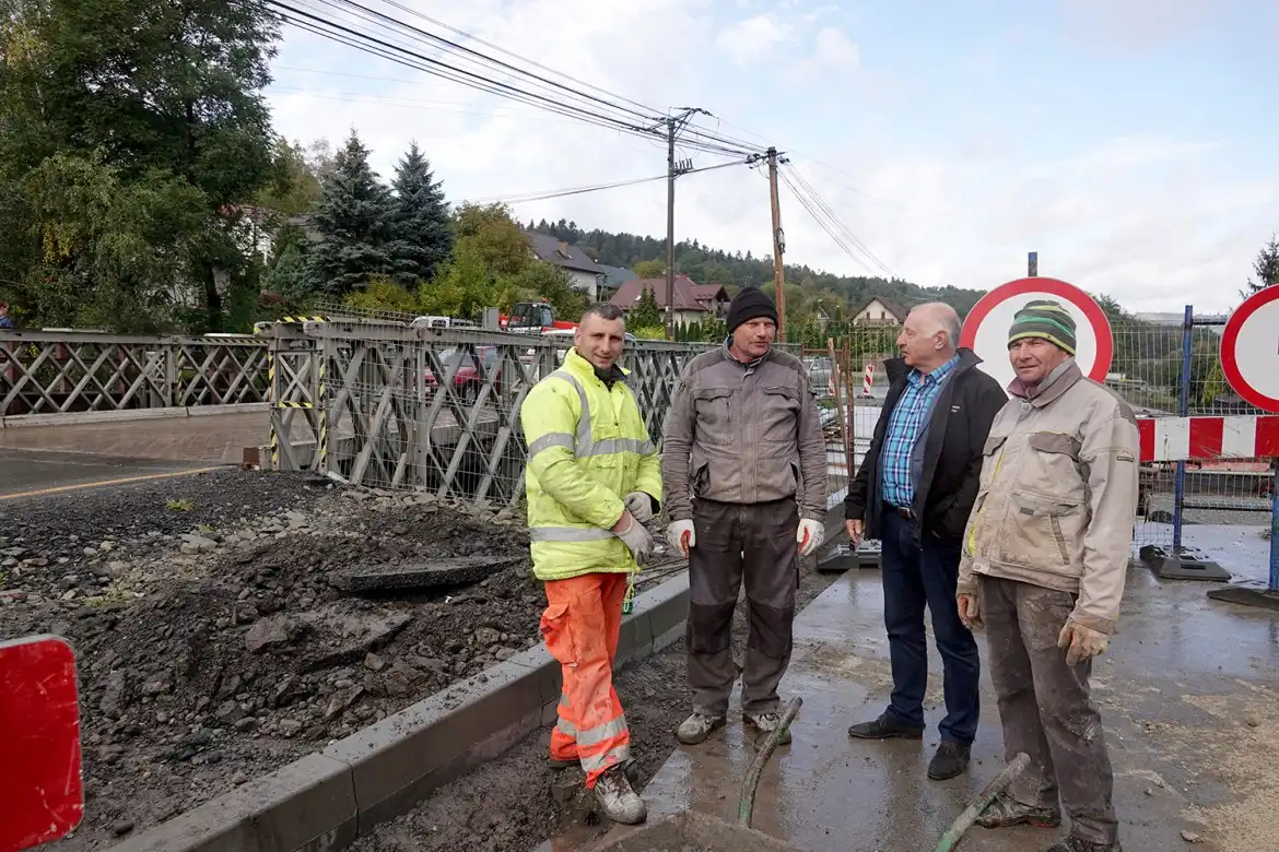Niebawem kierowcy przejadą po nowym moście w gminie Chełmiec