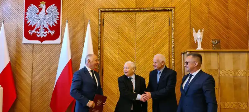 Starosta nowosądecki spotkał się z prezesem PiS Jarosławem Kaczyńskim