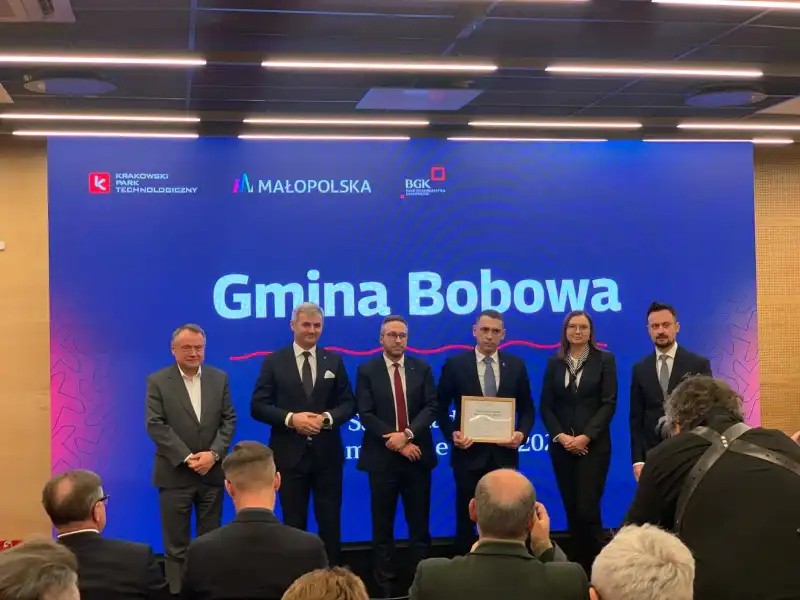 Sukces Bobowej. Gmina doceniona w Małopolsce za działania proinwestycyjne